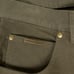 Peter Christian Chamois Pants Size 36 x 30 Green 100% Cotton Trousers Olive