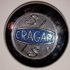 1- Cragar metal wheel center cap