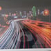 24*32 Dallas Texas skyline at night