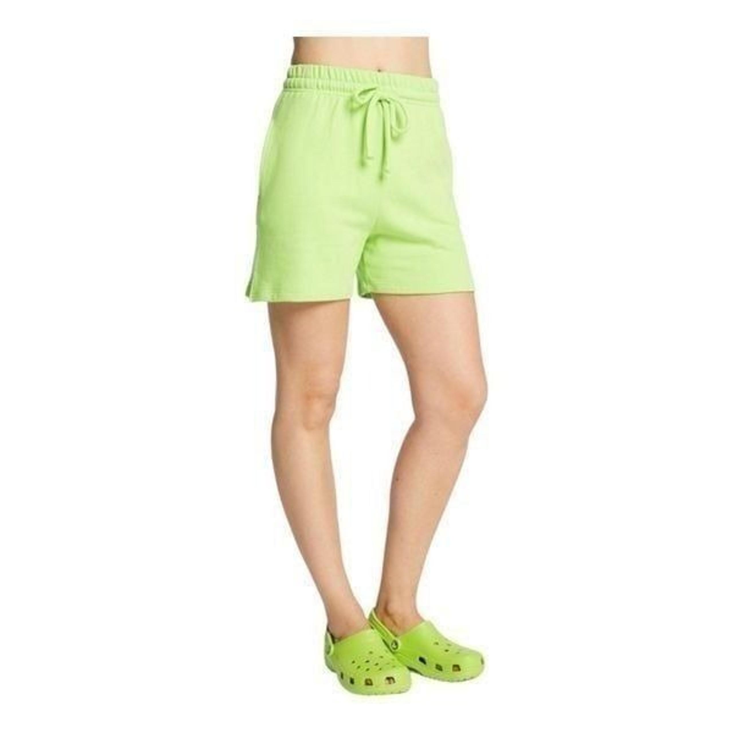 Year of Ours Boyfriend Short In Bright Lime Green French Terry Women’s Size XS