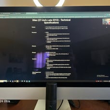 2012 iMac desktop all in 1