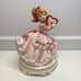 Lefton Pink Valentine Day Candy Girl Debutante Music Box My Funny Valentine Work