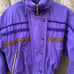 Vtg Skiing Passport Skisuit Size 6 One Piece Snow Purple Design 90’s