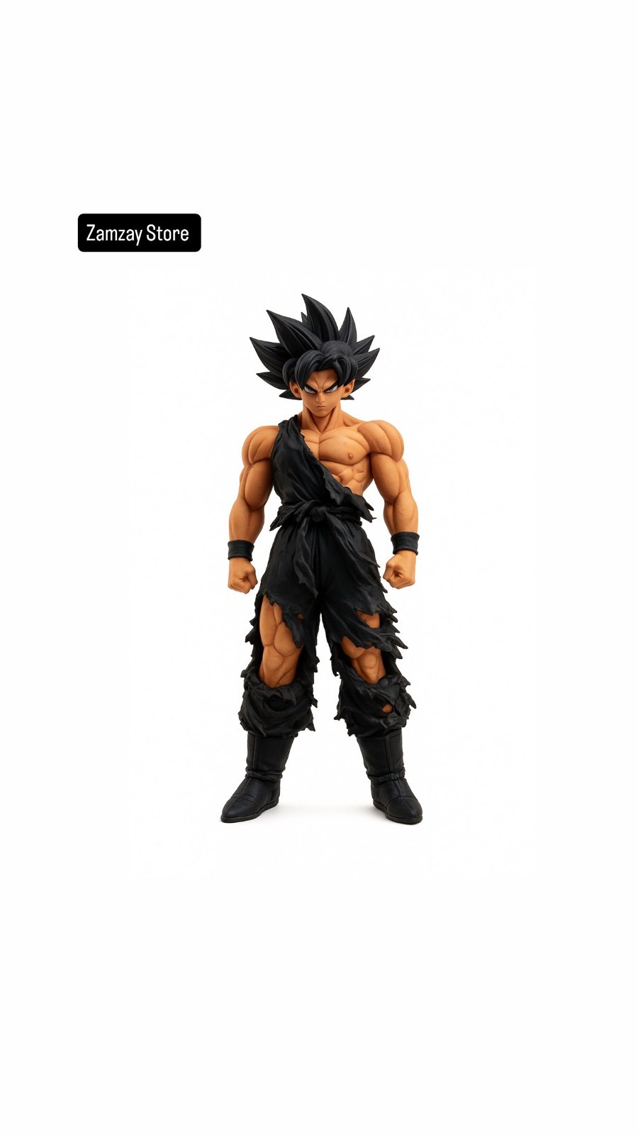 Dragon Ball Super Goku Black Figure – Battle Damaged (14”) with holder