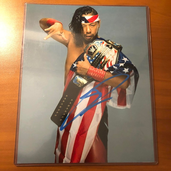 WWE NXT Shinsuke Nakamura Autograph Print
