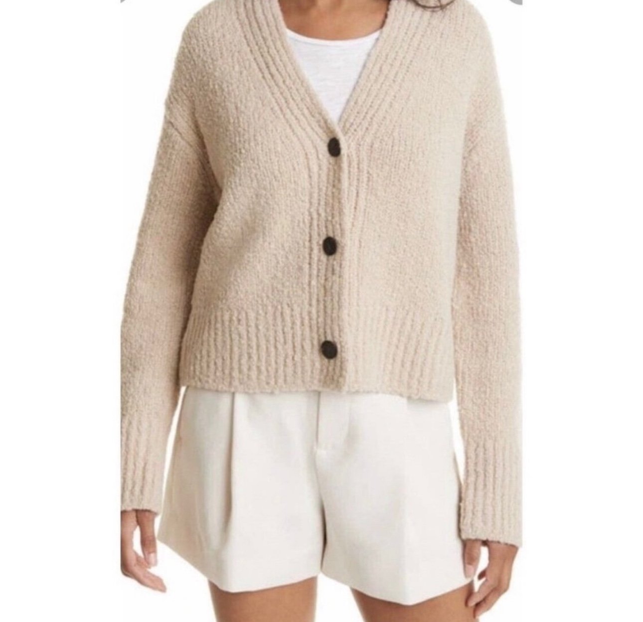 NWOT Vince Wool Button Cardigan