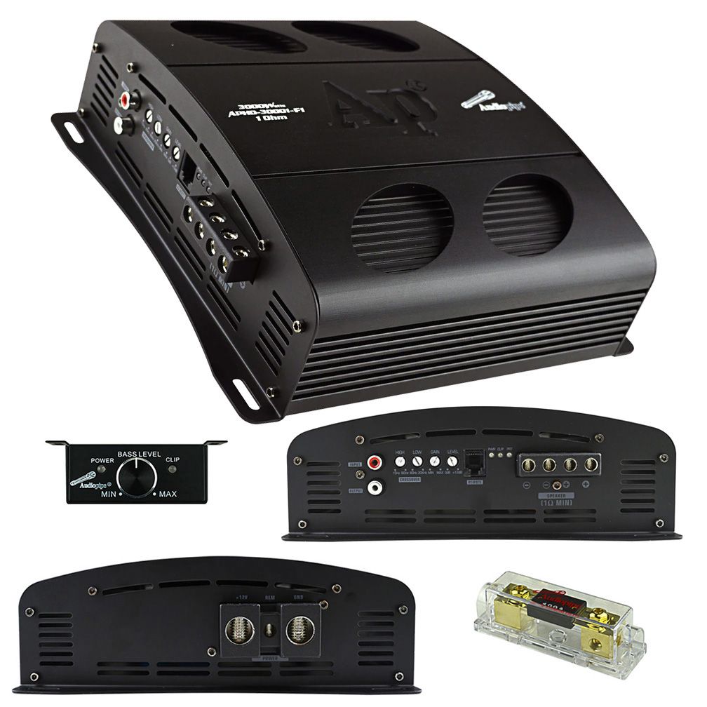 Audiopipe Monoblock Amplifier, 3000 Watts