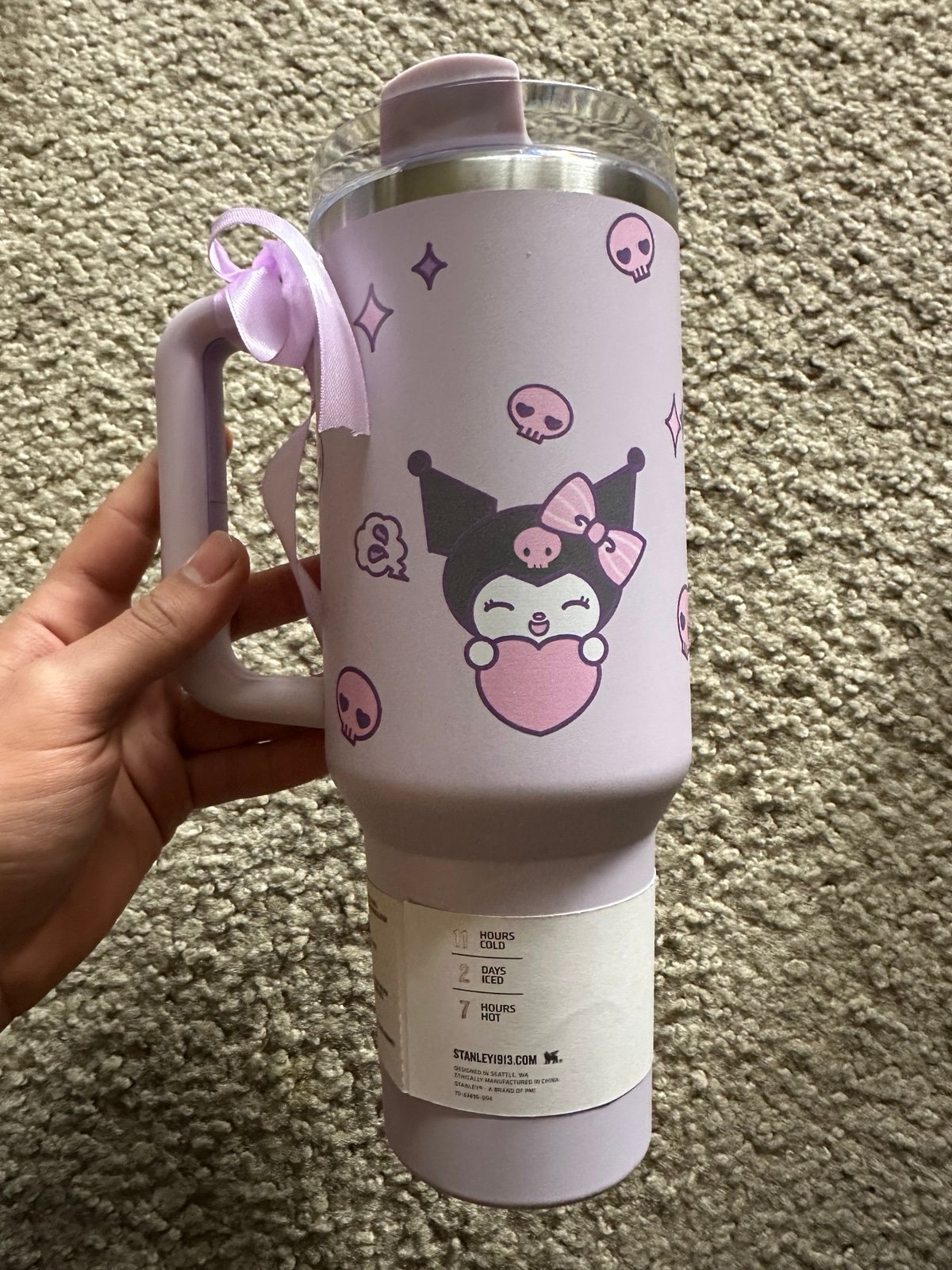 Stanley kuromi Tumbler 40oz purple