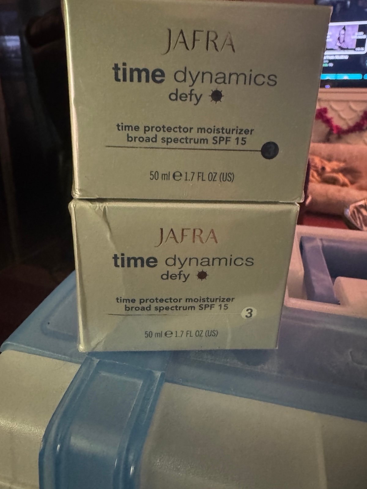 Jafra time dynamics defy daily moisturizer, lot of 2, NIB