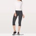 Lululemon Fast And Free Crop 19 Womens Athletic leggings size 6 reflective