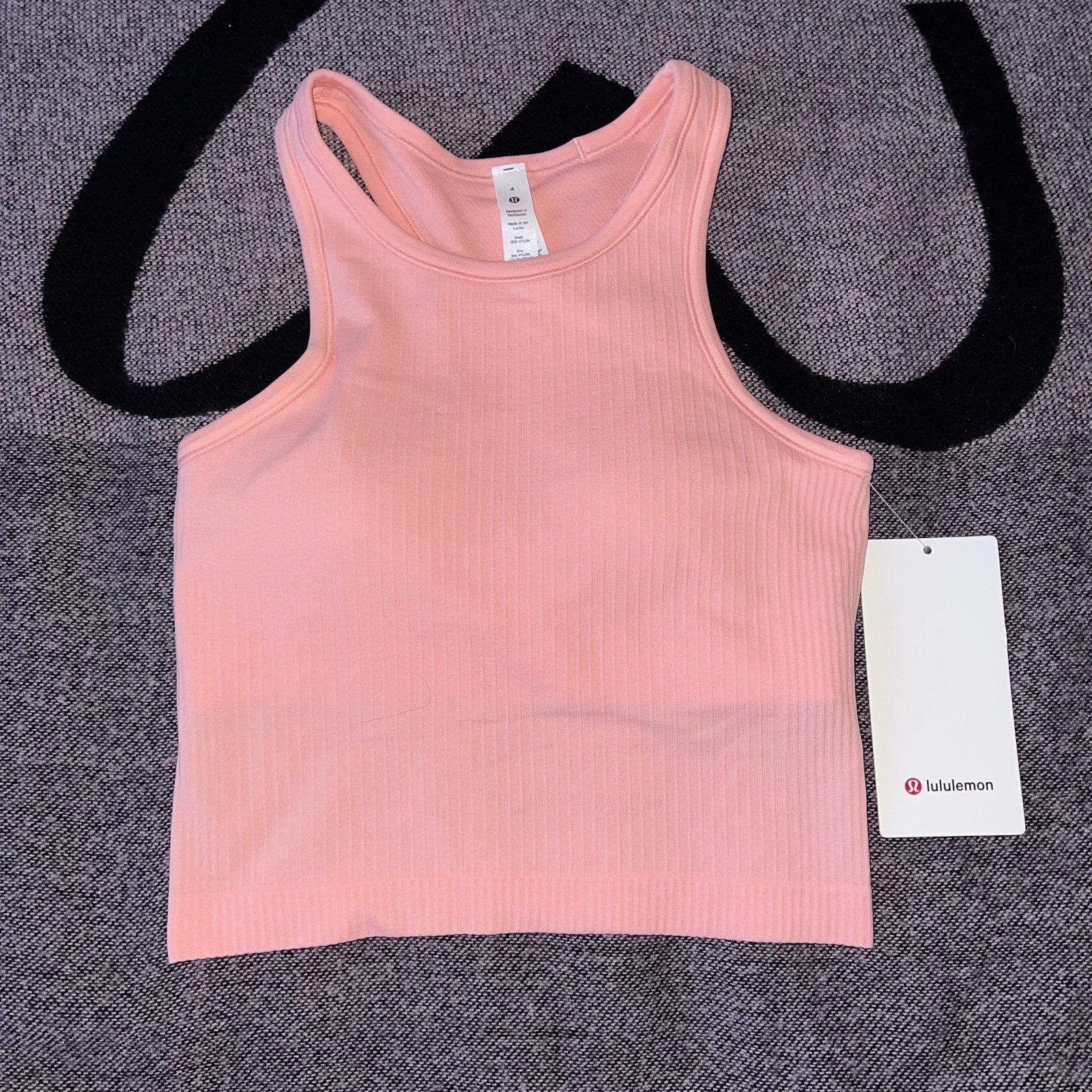 Lululemon Ebb To Street Racerback Crop Tank Top