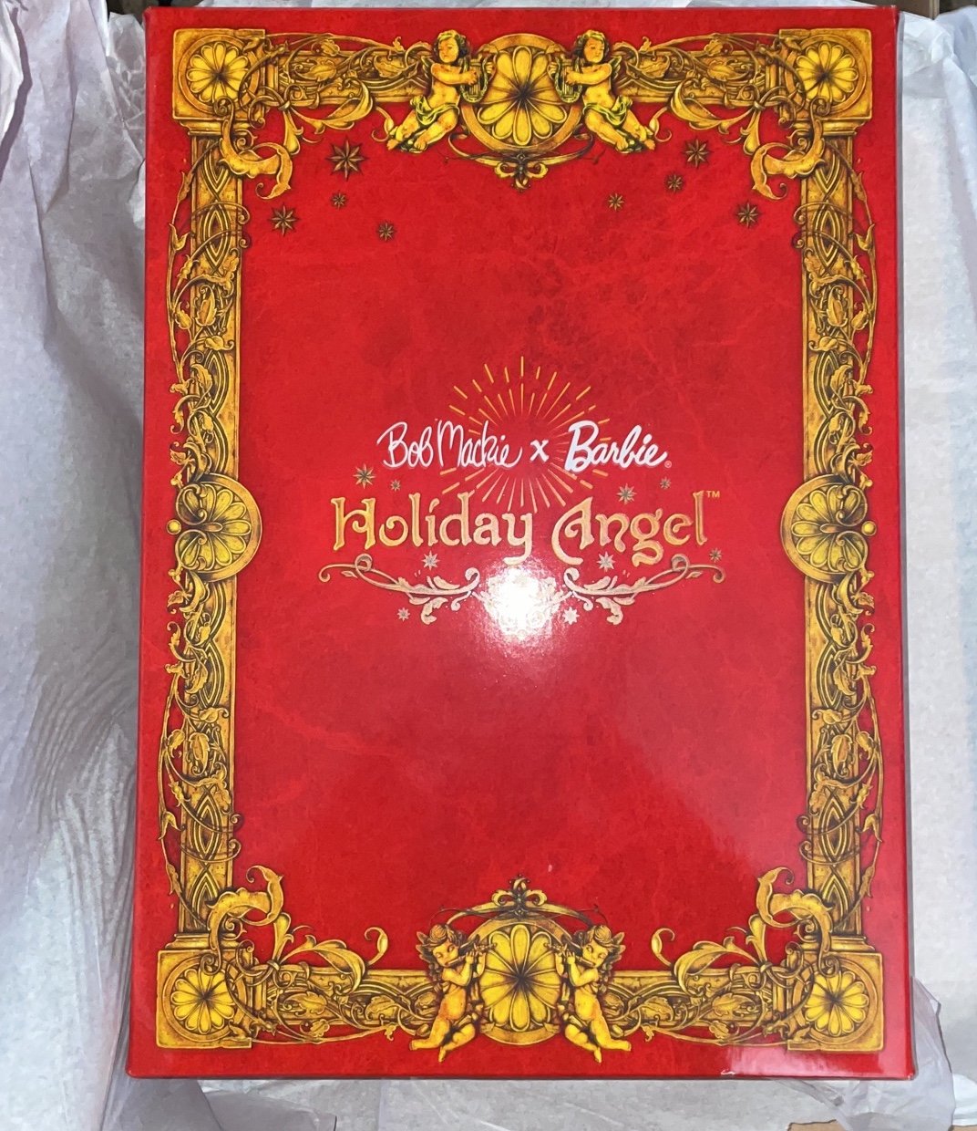 Bob Mackie Holiday Angel Barbie (WITH 1-YEAR BARBIE SIGNATURE MEMBERSHIP)