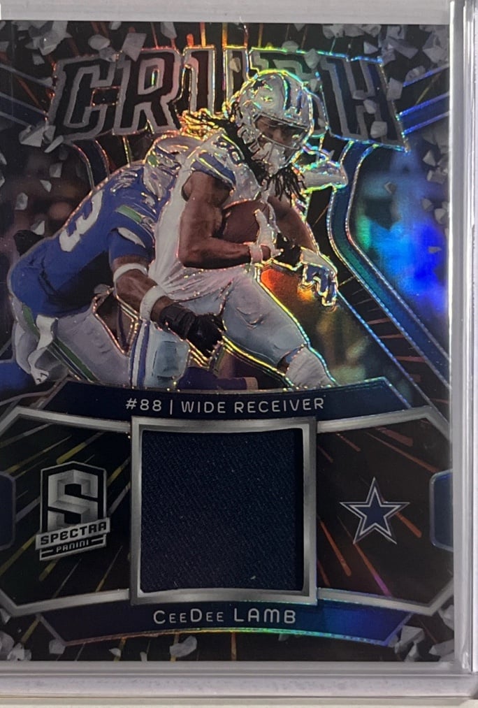 2024 Spectra Crush CeeDee Lamb Patch /75 Cowboys