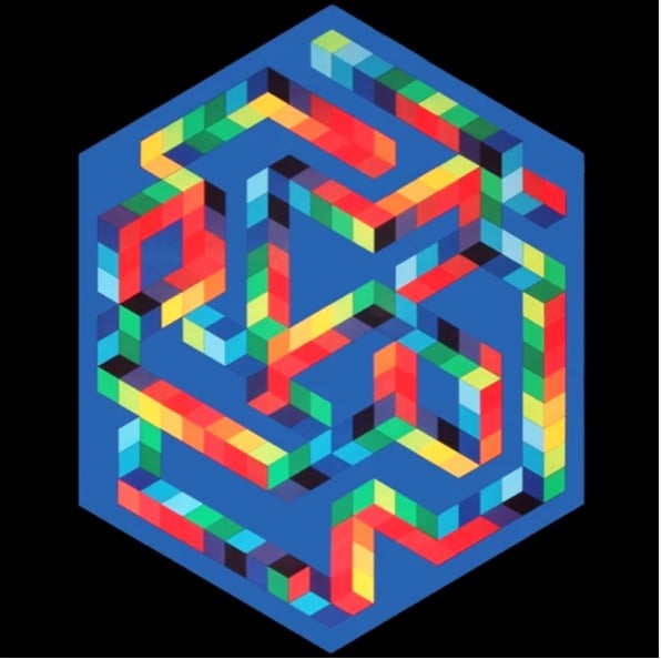 Victor Vasarely Progression 1-6, Optic Art