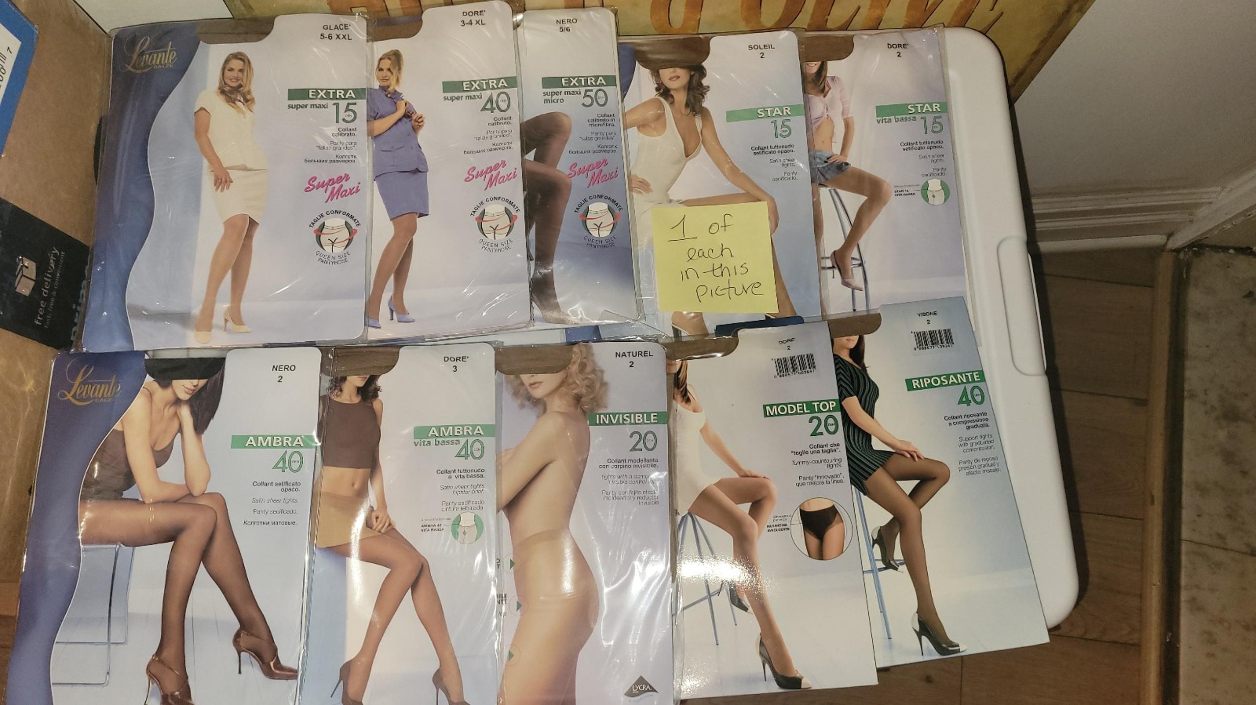 LEVANTE HOSIERY LOT OF 70