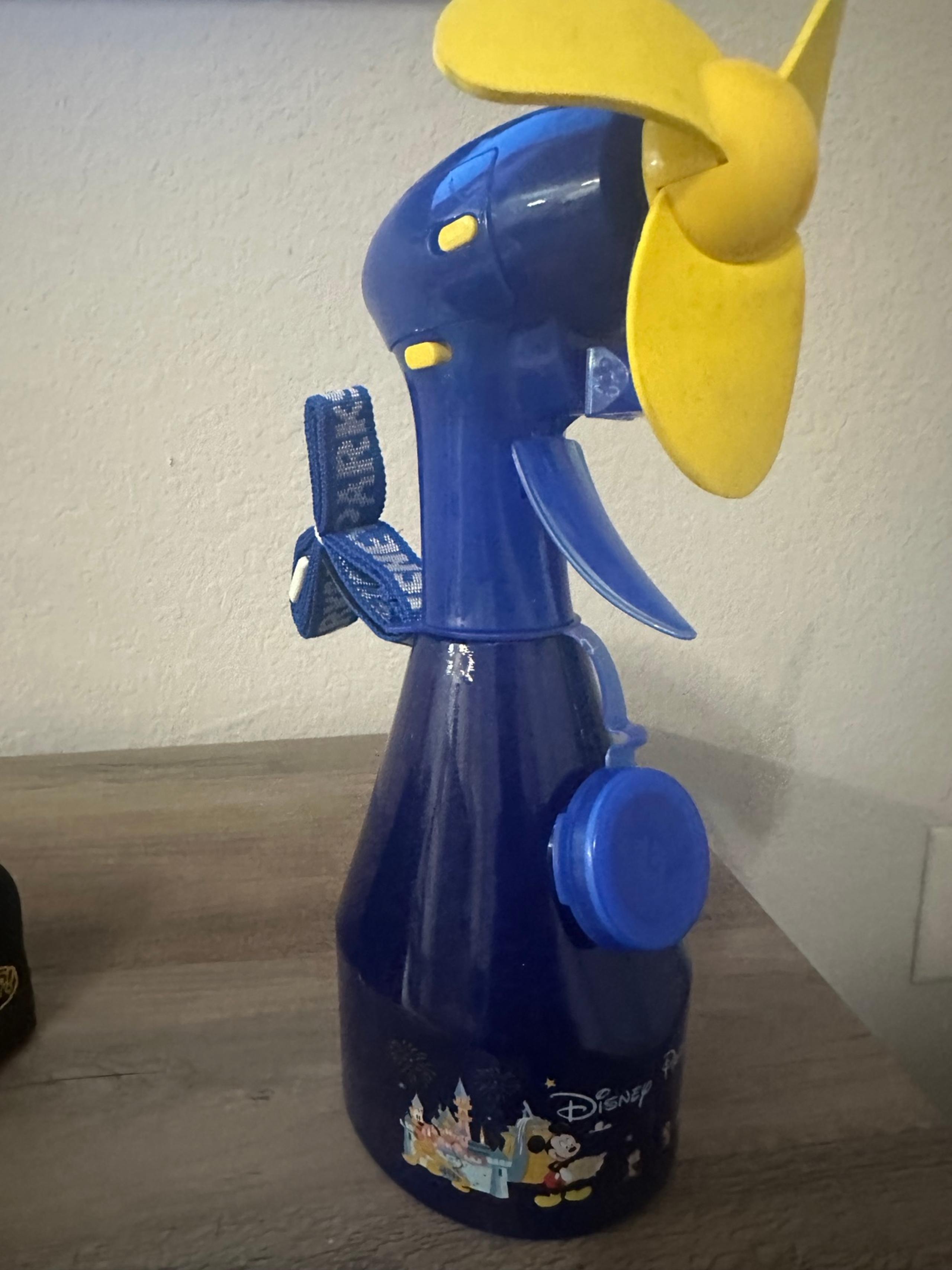 Disney Parks Misting Water Bottle/Fan new
