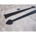 2 IRON DUMMY HINGES, Decorative Hinge, Black, Faux, Fake Hinges, Large, 16 Long