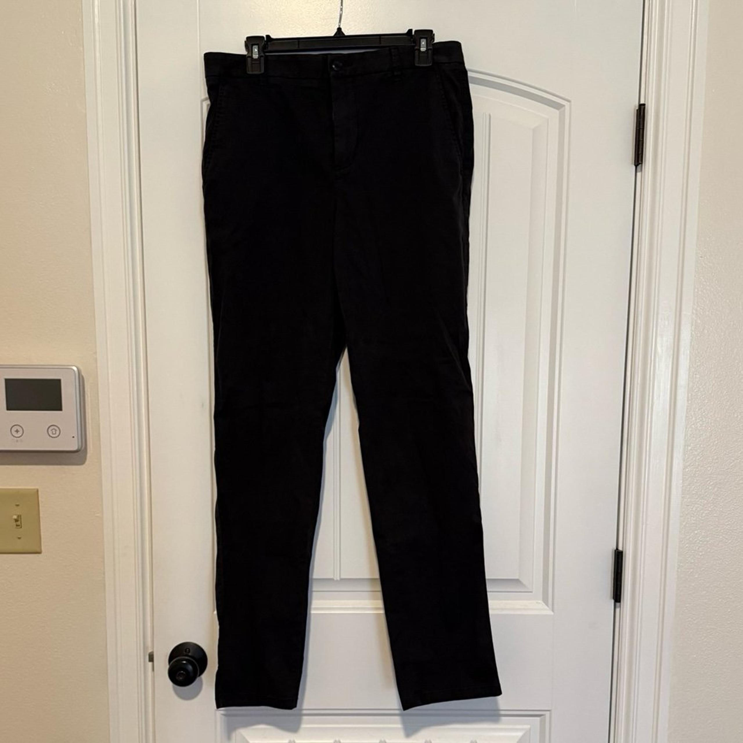 Everlane Black Flat Front Chino Pants - Mens Size 31 x 32