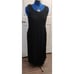 Croft & Barrow Large black stretch dress and Le Suit 12P flower 3 button jacket