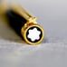 【Excellent Condition, Free Shipping】Montblanc Noblesse Black Gold Mechanical Pencil