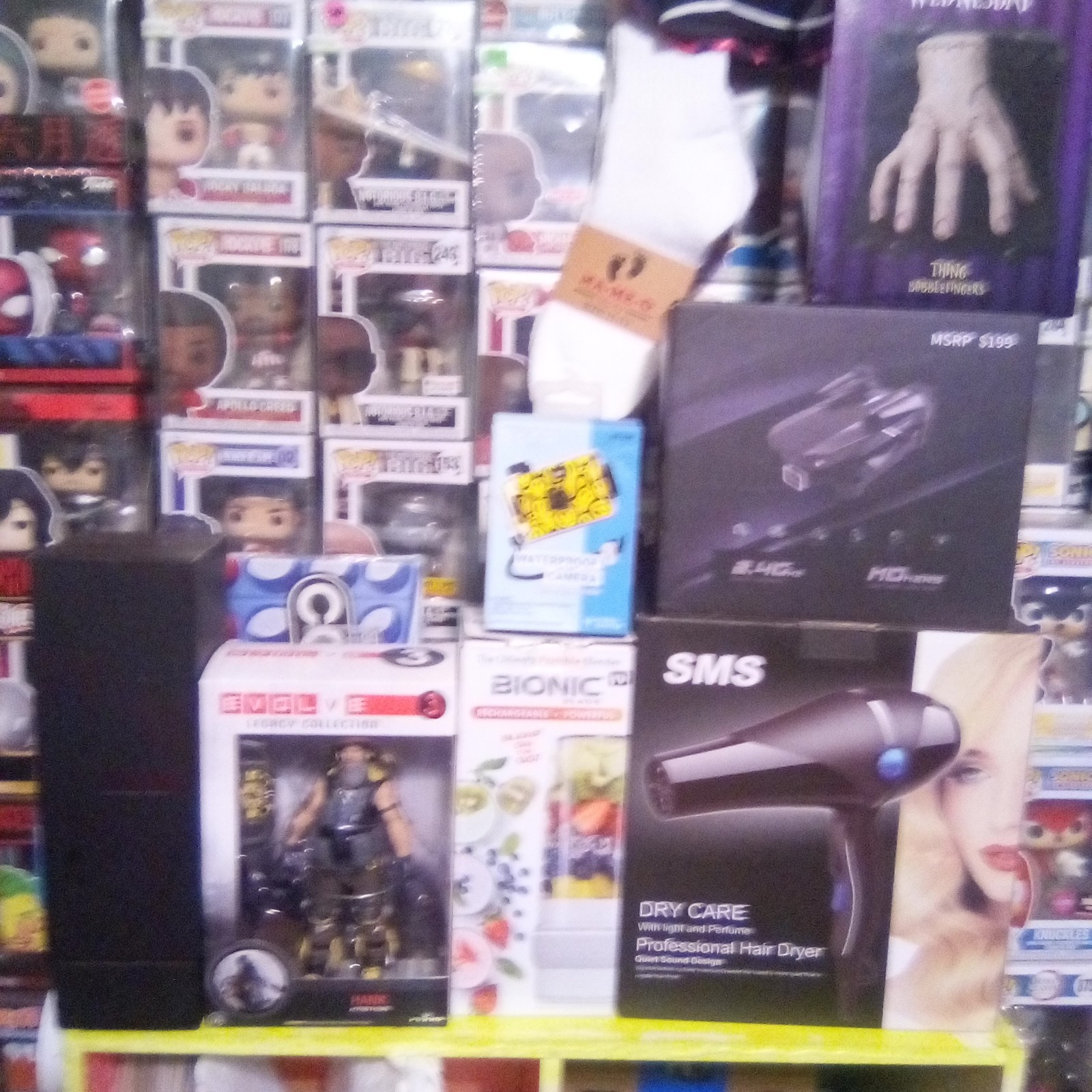 Toys Electronics speakers and almost everything else