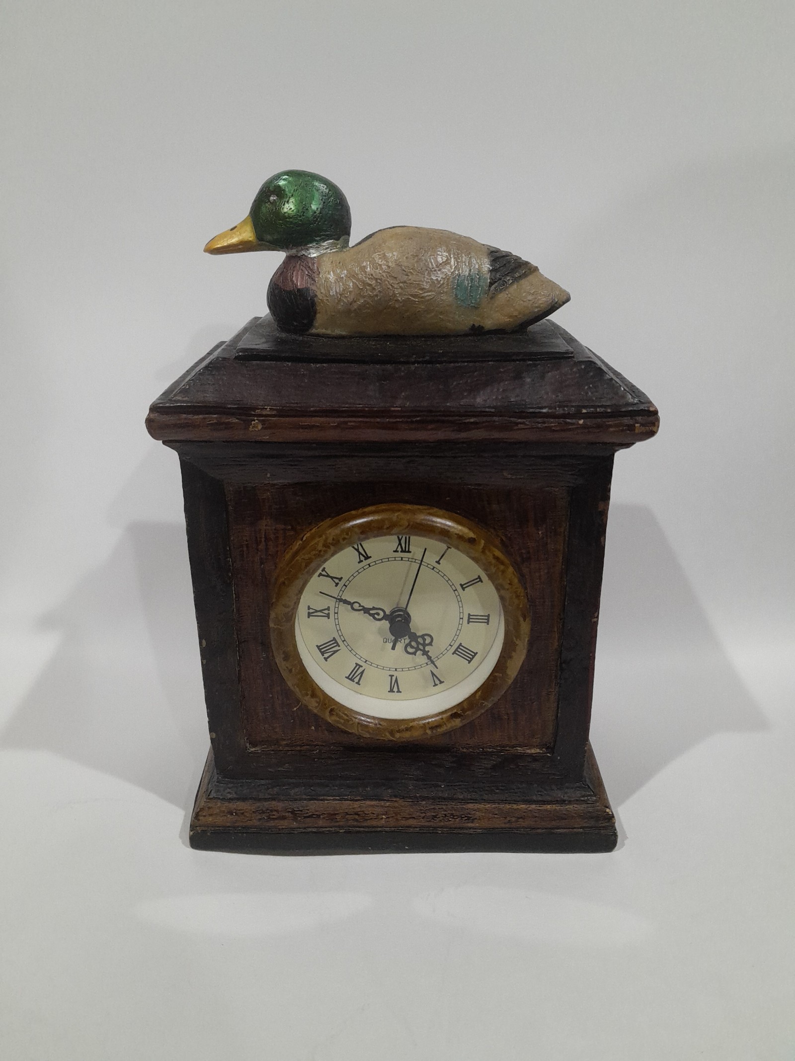 Vintage Duck Clock, handcrafted