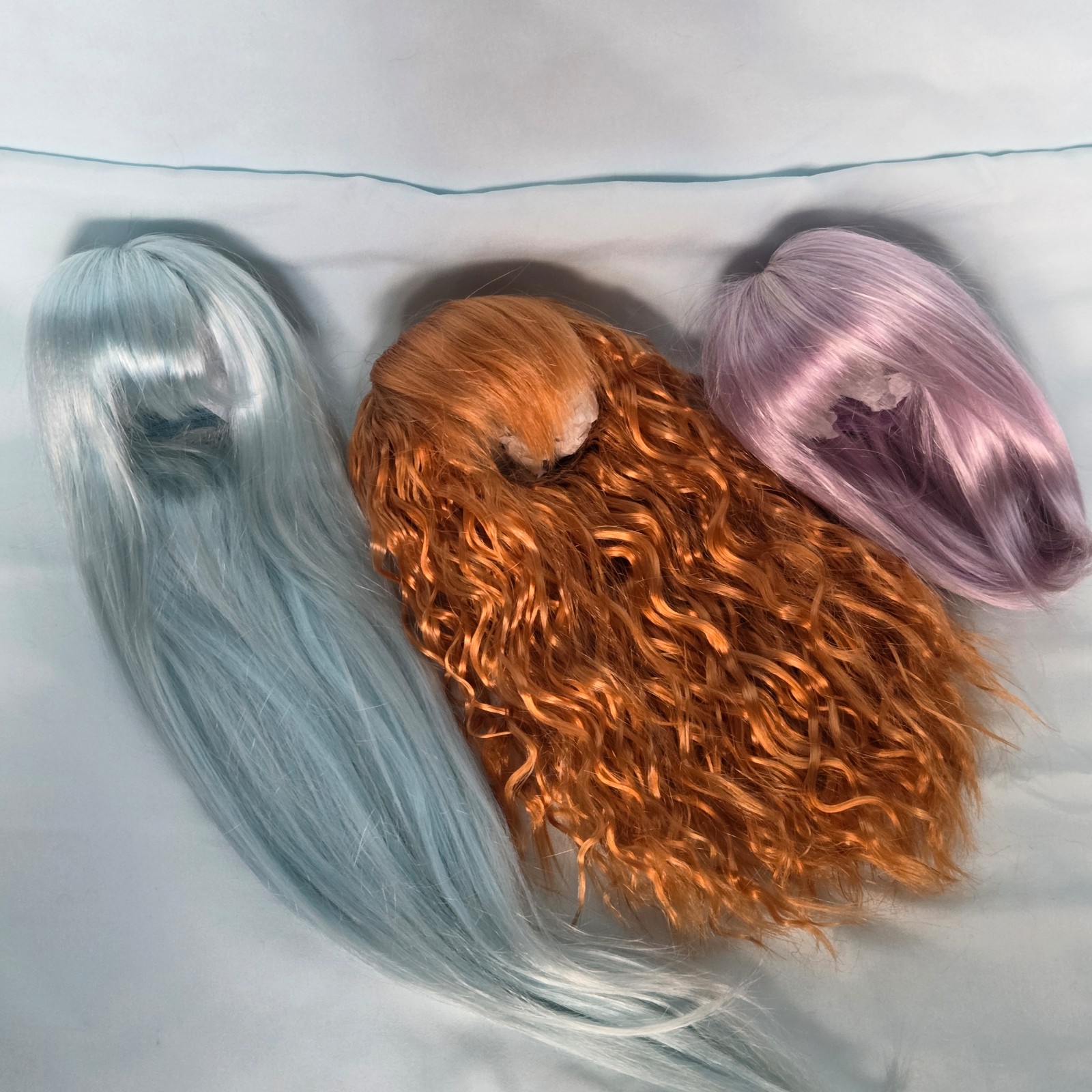 Small bjd wig lot monique 6-7"