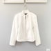 Tribal Studio Faux Suede White Moto Style Jacket M
