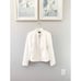 Tribal Studio Faux Suede White Moto Style Jacket M