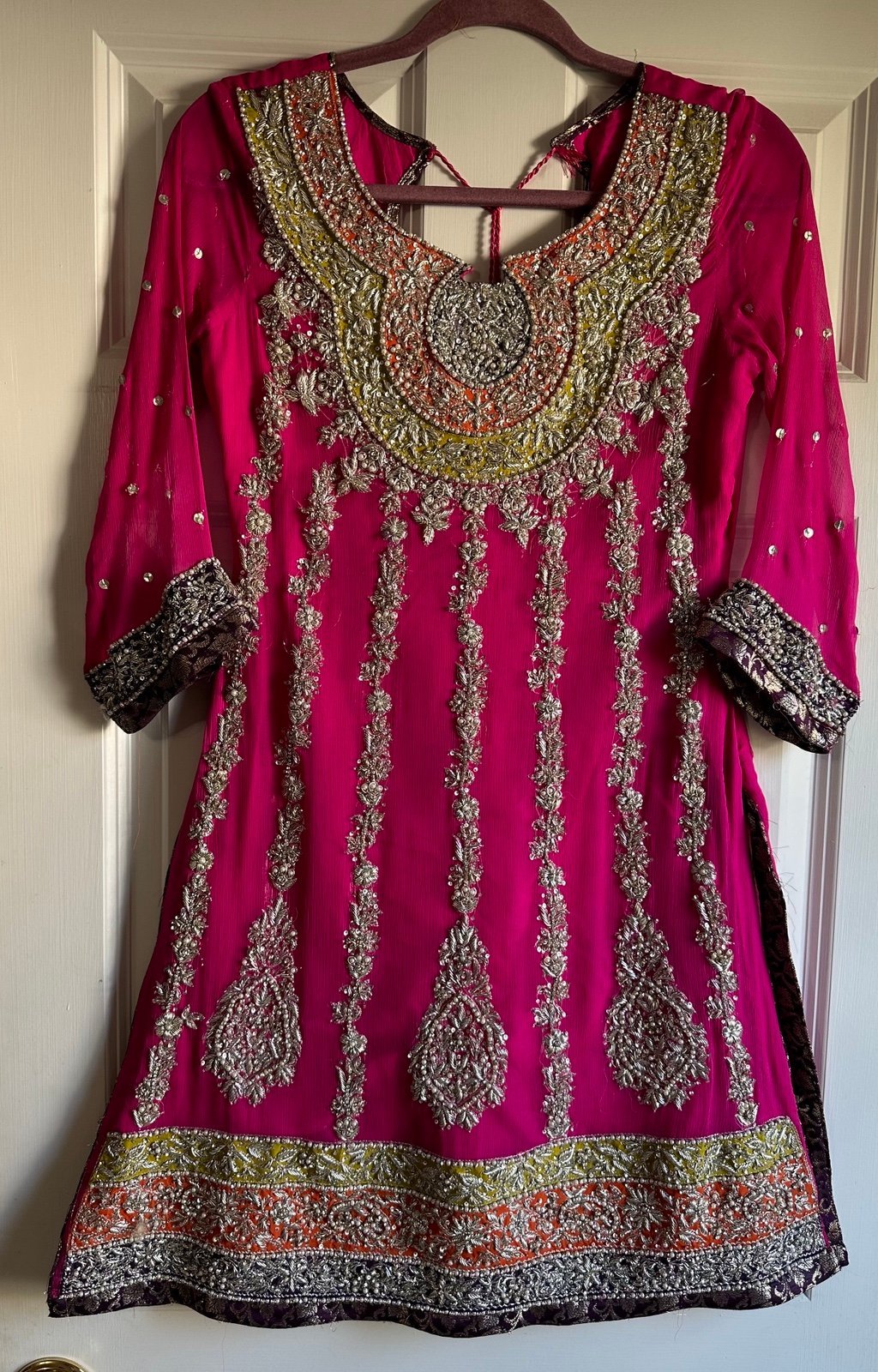 Pakistani luxury Bridal wear 3 piece set full hand work
