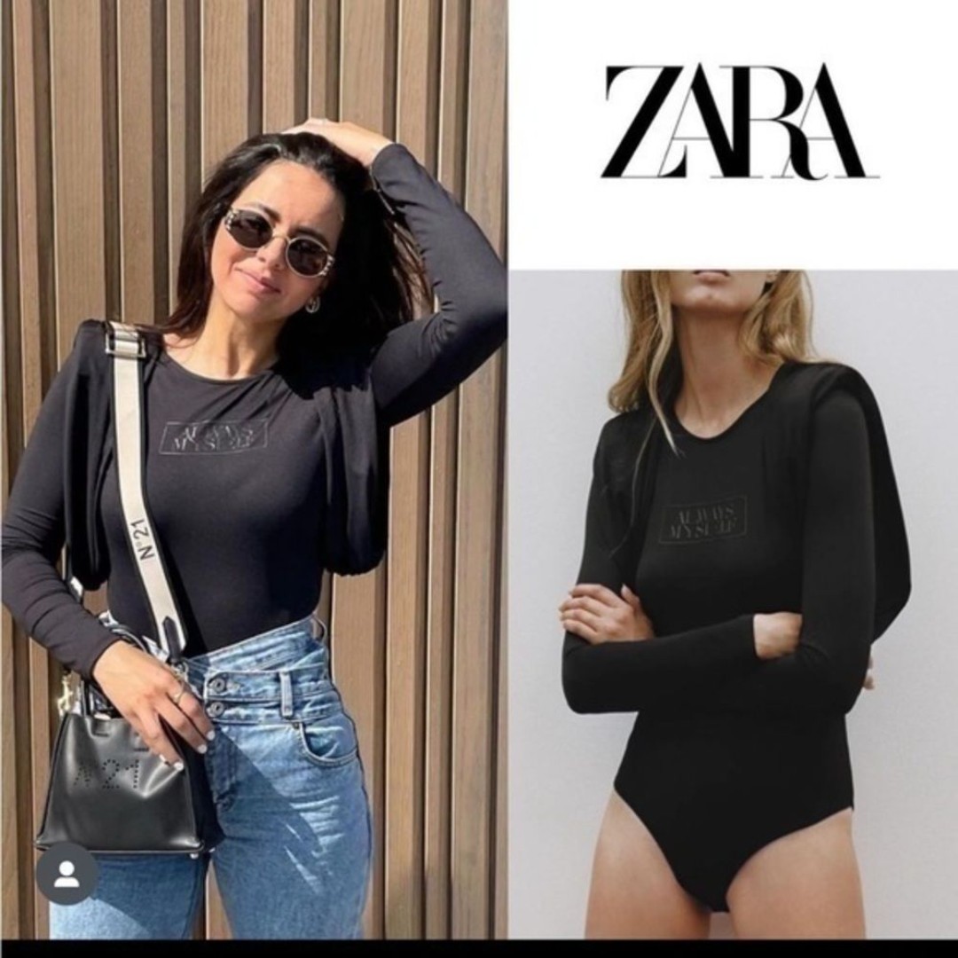 ZARA bodysuit with shoulder pads