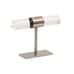 KENDRA SCOTT Silver Med Acrylic Metal T Bar Jewelry Bracelet Stand Display*