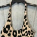 SANCTUARY Essential Women's Tan Leopard Print Halter Top SZ L