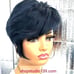 Runwaystar celebrity 100% human blue wig