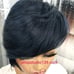 Runwaystar celebrity 100% human blue wig