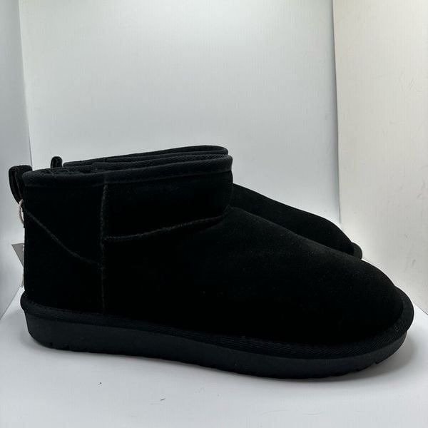 CUSHIONAIRE Women's pull on boot 10 BLACK