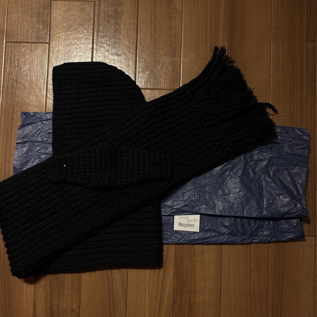 Sold Out) Margarines Original Hooded Scarf
