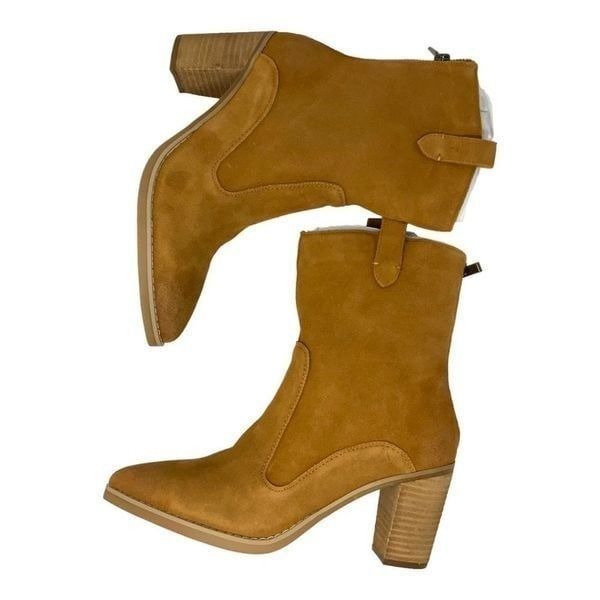 Splendid Raquel Western Boot Tan Size 8.5 NWT 169 MSRP