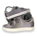 Joie Diata Hook & Loop Silver Satin Casual Sneakers Women's 8.5