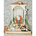Carol Lawson THE QUEEN and HER COURT Figurine ~ 9 Cats in a Gazebo Franklin Mint