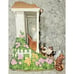 Carol Lawson THE QUEEN and HER COURT Figurine ~ 9 Cats in a Gazebo Franklin Mint
