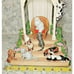 Carol Lawson THE QUEEN and HER COURT Figurine ~ 9 Cats in a Gazebo Franklin Mint