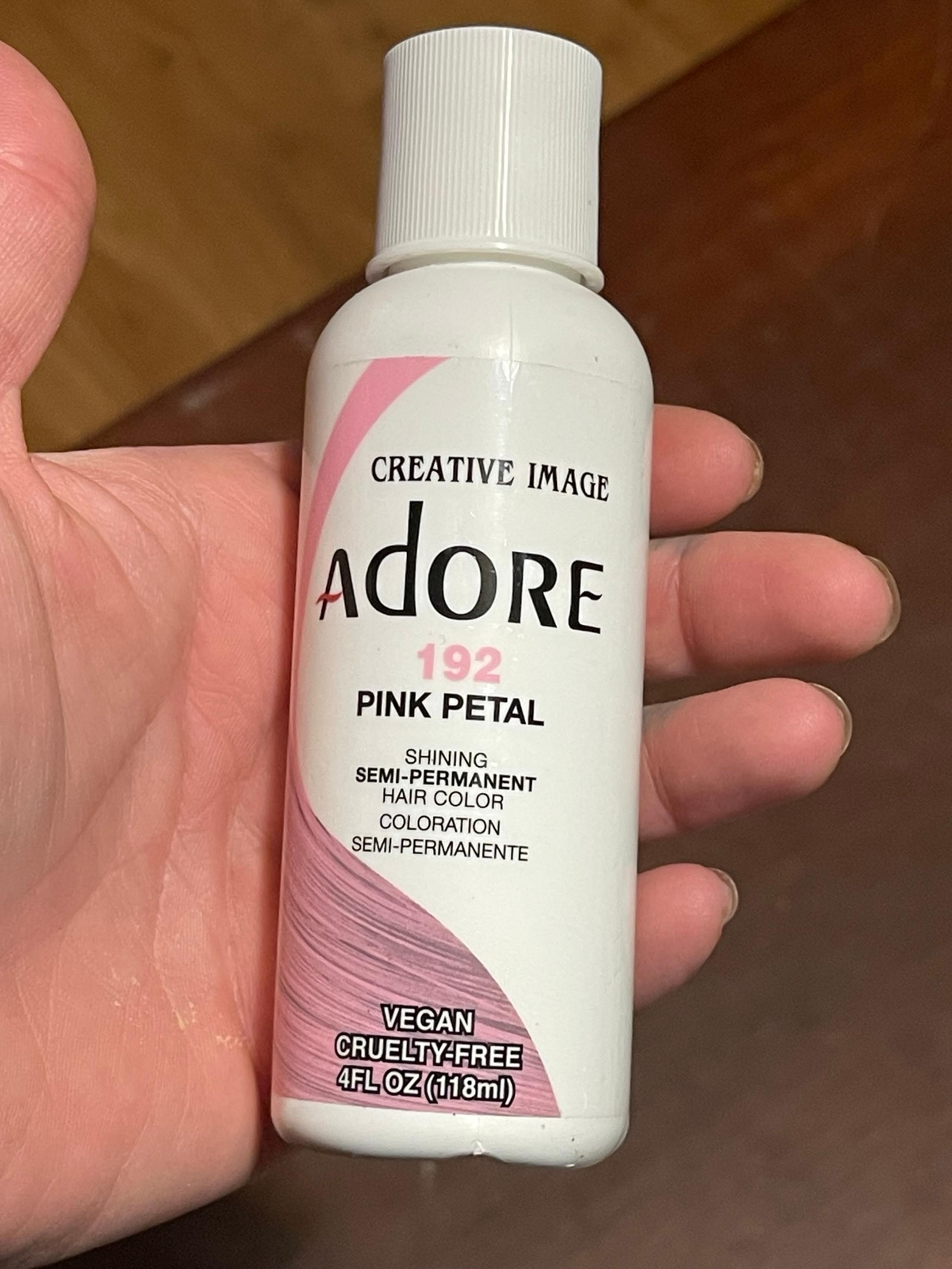 Adore pink petal semi permanent hair color
