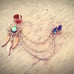 Rainbow Dreamcatcher Ear Cuff Earrings