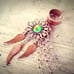 Rainbow Dreamcatcher Ear Cuff Earrings