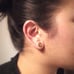 Rainbow Dreamcatcher Ear Cuff Earrings