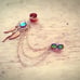 Rainbow Dreamcatcher Ear Cuff Earrings