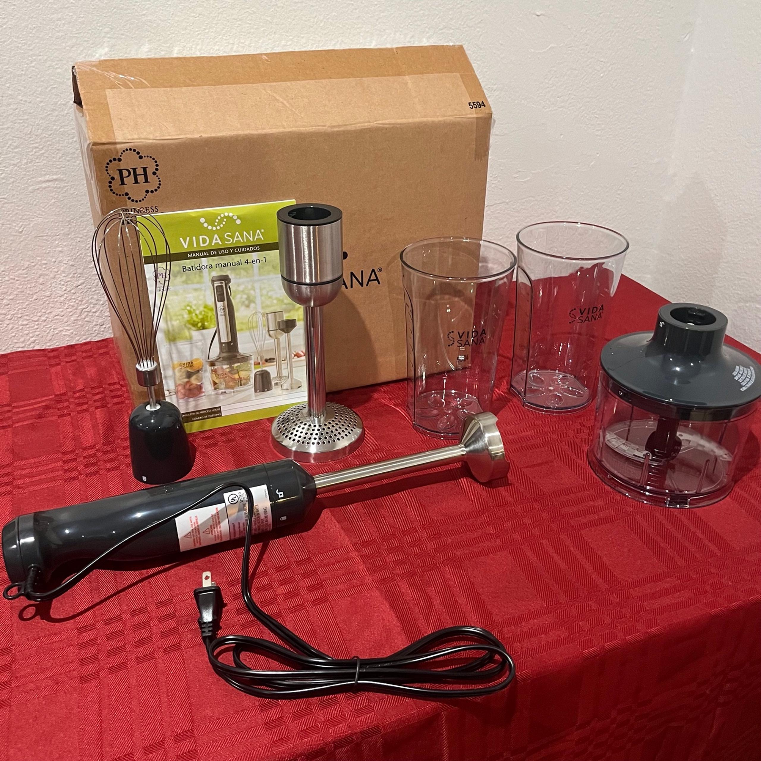 Princess house 5594 4 in 1 immersion blender vida sana