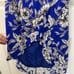 EUC Bardot women’s Petra halter electric blue floral high low sundress dress XS