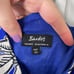 EUC Bardot women’s Petra halter electric blue floral high low sundress dress XS